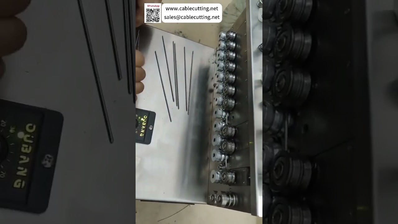 Máy nắn thanh kim loại điện cho việc làm phẳng chính xác thanh nhôm đường kính 2mm