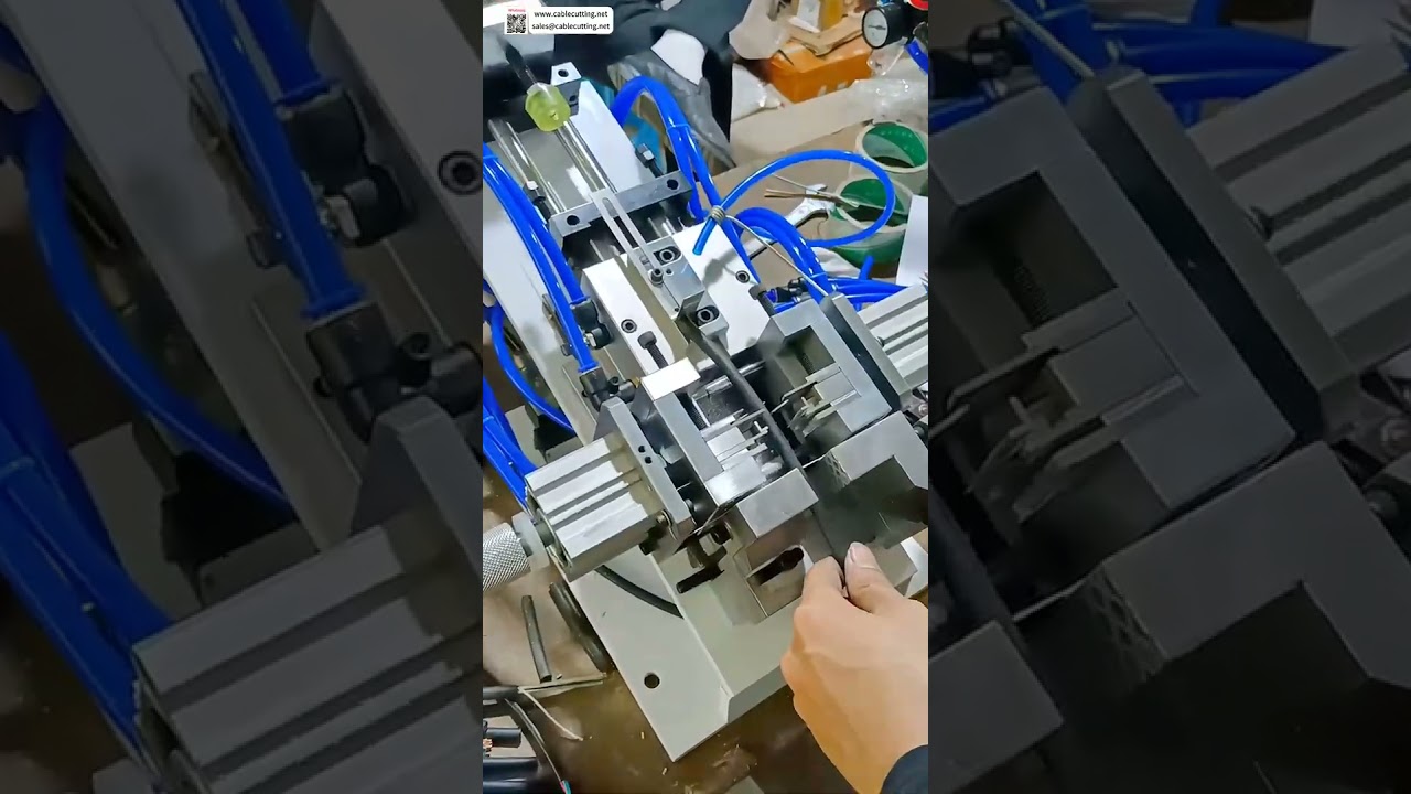 Máy tuốt vỏ cáp cao su trong và ngoài bán tự động Dụng cụ bóc vỏ chính xác hạng nặng