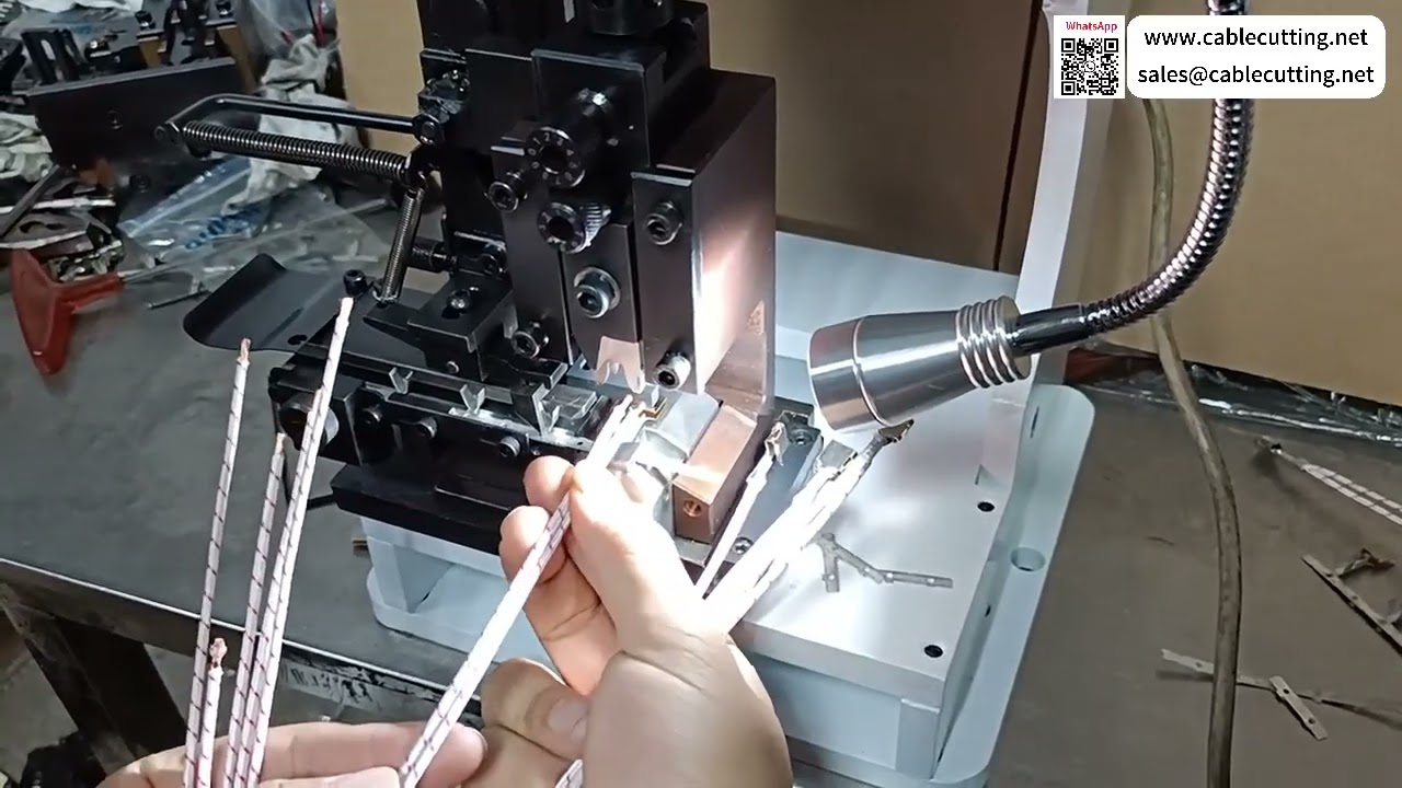Quy trình thiết lập vận hành phương pháp ép chân kép hai dây vào một đầu nối