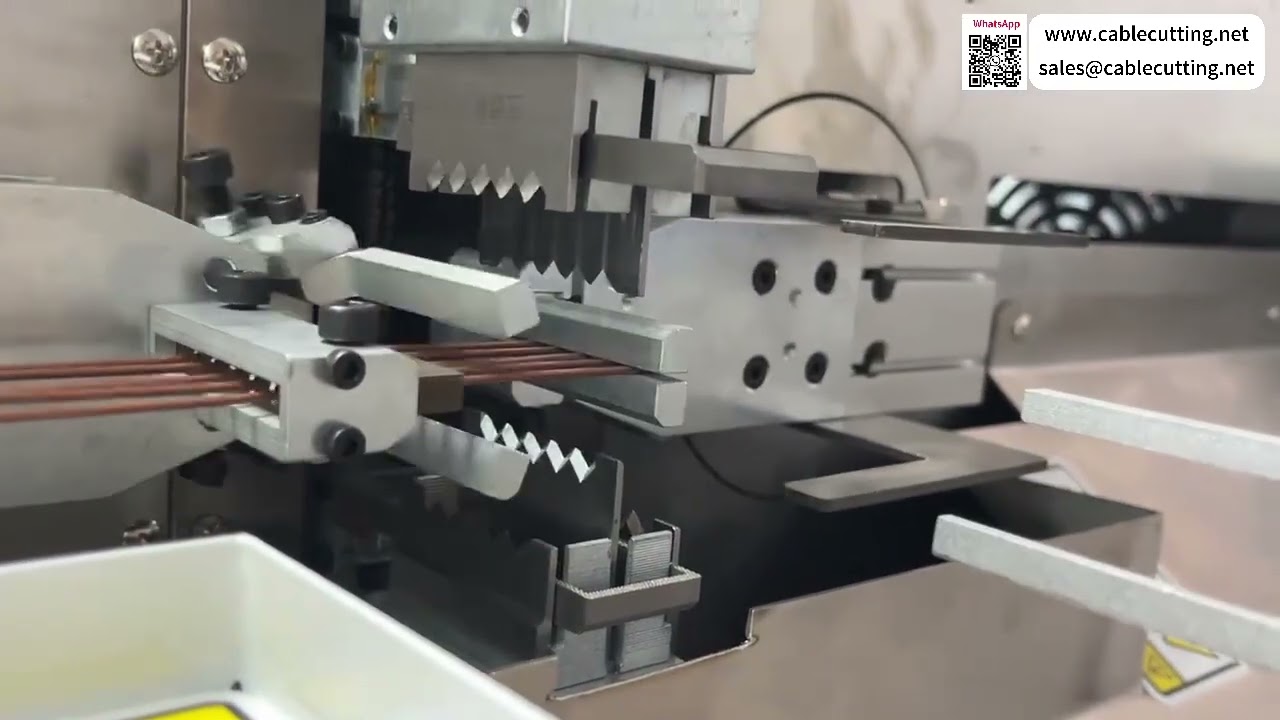 Máy Thiếc Hóa Tự Động Hoàn Toàn 5 Dây 2 Đầu Hiệu Suất Cao Thiết Bị Gia Công Tự Động Chuyên Nghiệp