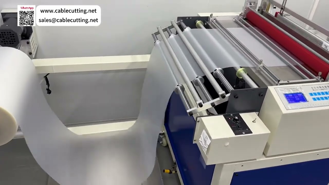 Máy Cắt Ngang Màng Bảo Vệ PET Tích Hợp Hệ Thống Dẫn Hướng Tự Động Hiệu Suất Cao