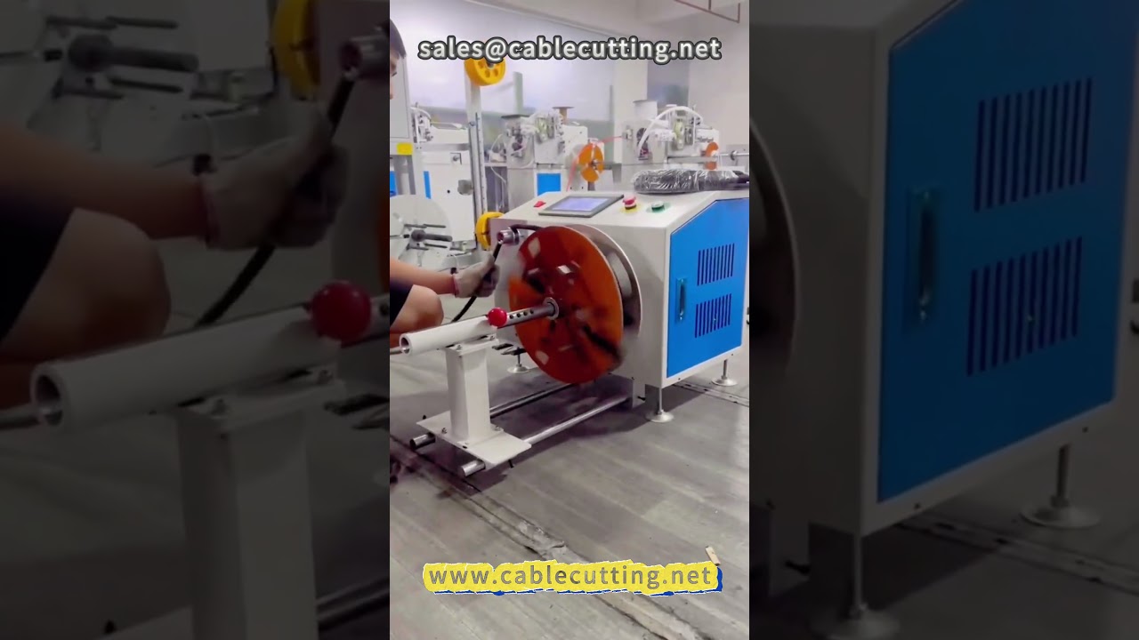 Máy quấn ống dầu chịu nhiệt độ cao tự động - Ống thủy lực, dây cáp công nghiệp