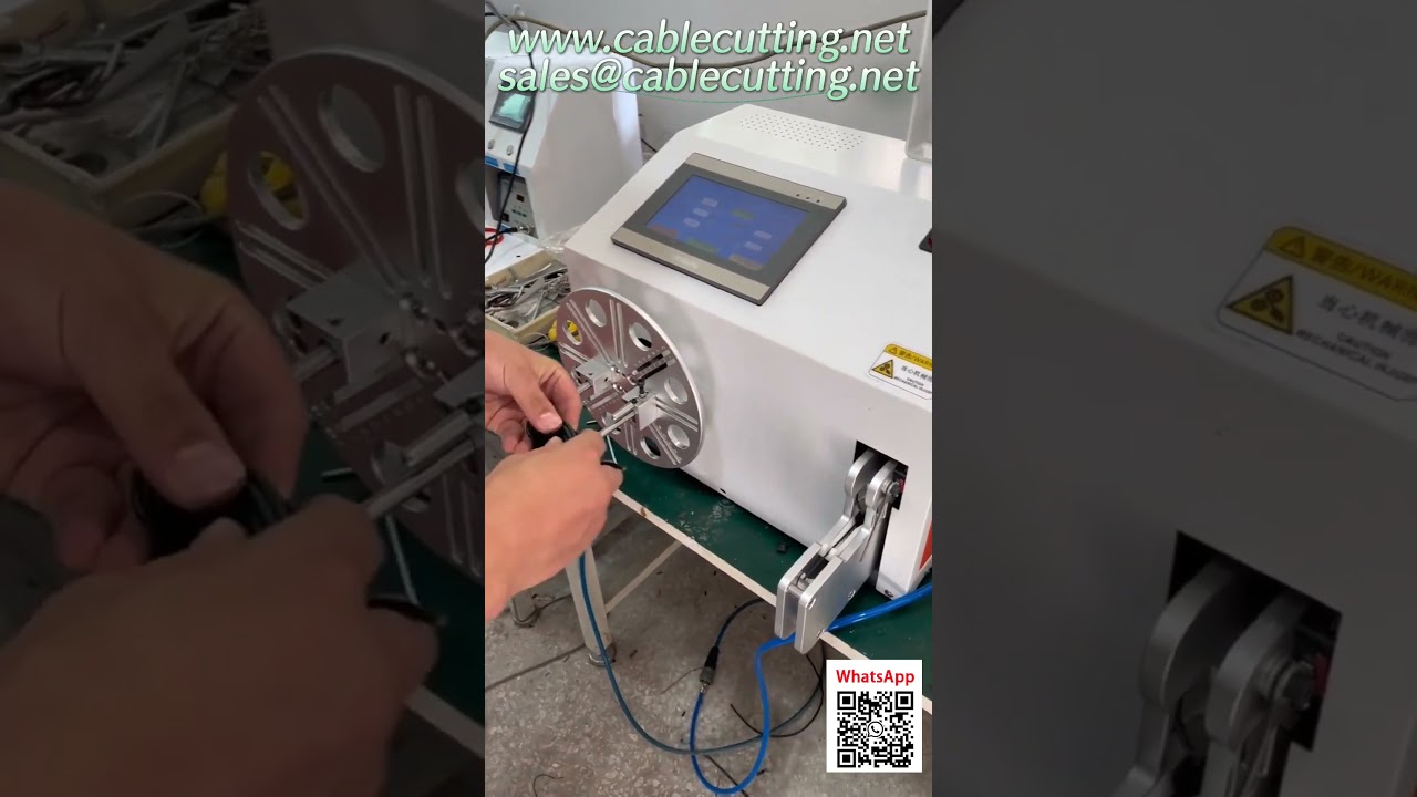 Máy buộc cáp bán tự động - Máy lắp ráp dây điện hiệu quả cao