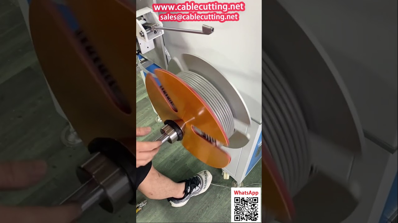 Máy quấn cáp RVV tự động – Tích hợp đếm mét, xếp dây chính xác
