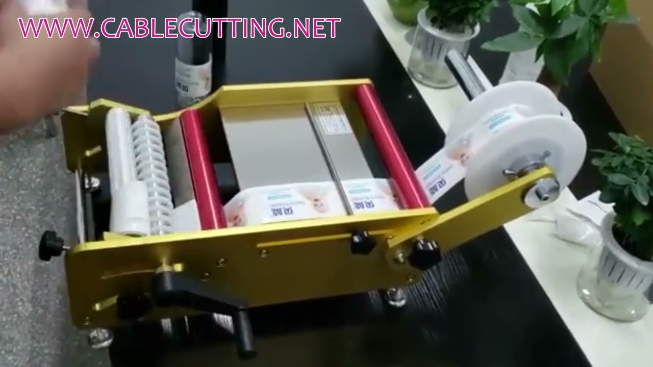 Máy dán nhãn chai nhỏ - Máy dán nhãn chai tròn thủ công - Nhà cung cấp sỉ máy dán nhãn chai lẻ